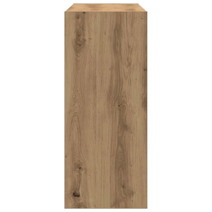 Boekenplank/Room Divider - Artisan Eiken - 100X30X72 Cm - Gemaakt Van Behandeld Hout