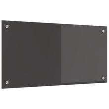 Keuken Achterwand 80X40X0,6 Cm Gelaagd Glas Donkergrijs 80 x 40 cm