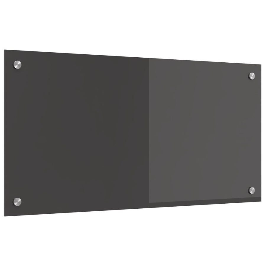 Keuken Achterwand 80X40X0,6 Cm Gelaagd Glas Donkergrijs 80 x 40 cm