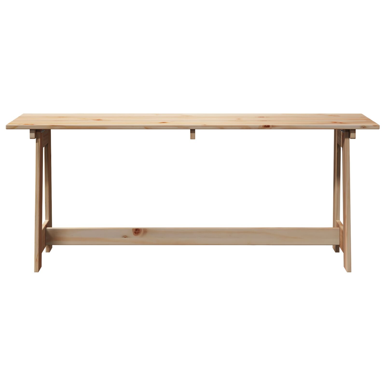 Buitenbank 119X35X47 Cm Massief Grenenhout Natuurlijk
