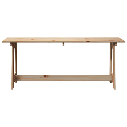 Buitenbank 119X35X47 Cm Massief Grenenhout Natuurlijk