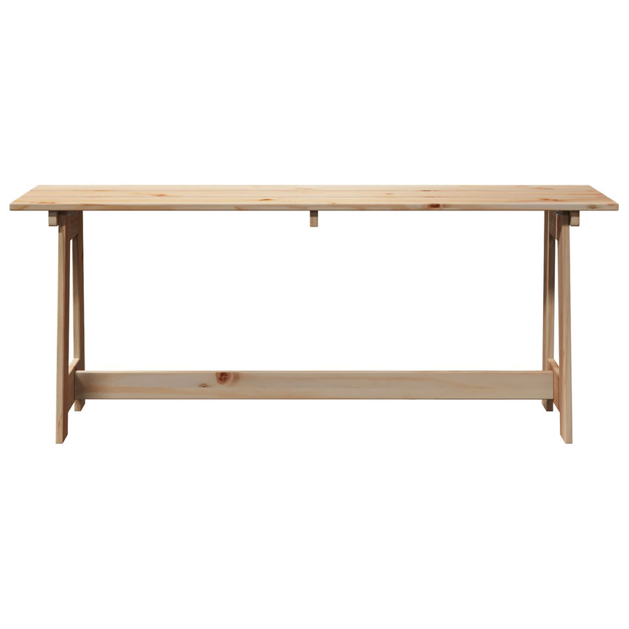 Buitenbank 119X35X47 Cm Massief Grenenhout Natuurlijk