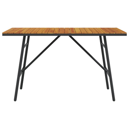 4-Delig Tuinbankstel Met Kussens Poly Rattan Natuurlijk Sofa + tafel + voetenbank