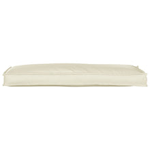 Palletkussen Voor Bank 110X40X8 Cm Oxford Stof Crème