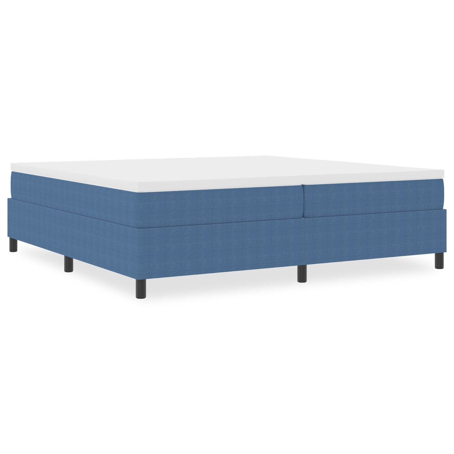 Boxspring Bed Velours Blauw 200 x 200 cm