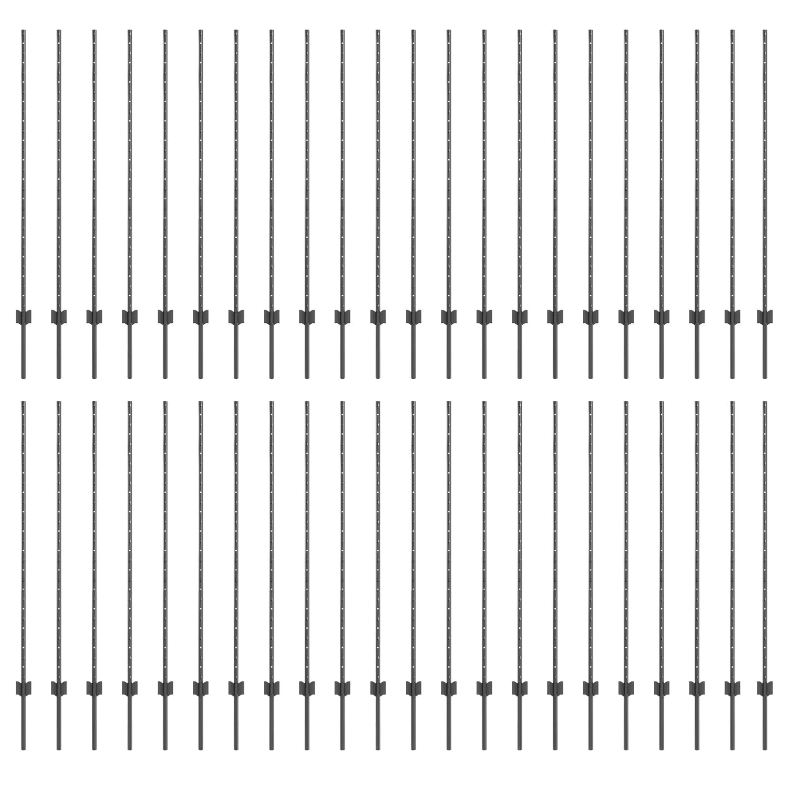 hekpalen 88 st U-Channel Grijs 180 cm Staal