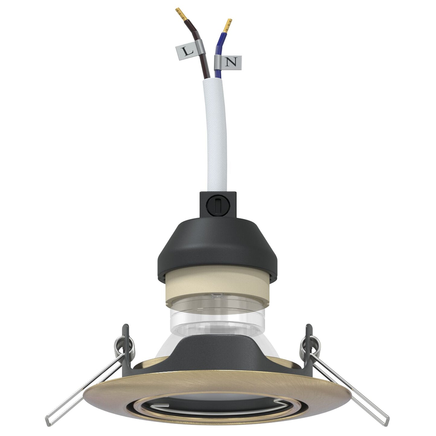 Lampen Set Van 12 Metaal 9 Cm Inbouw Plafondlampen Messing