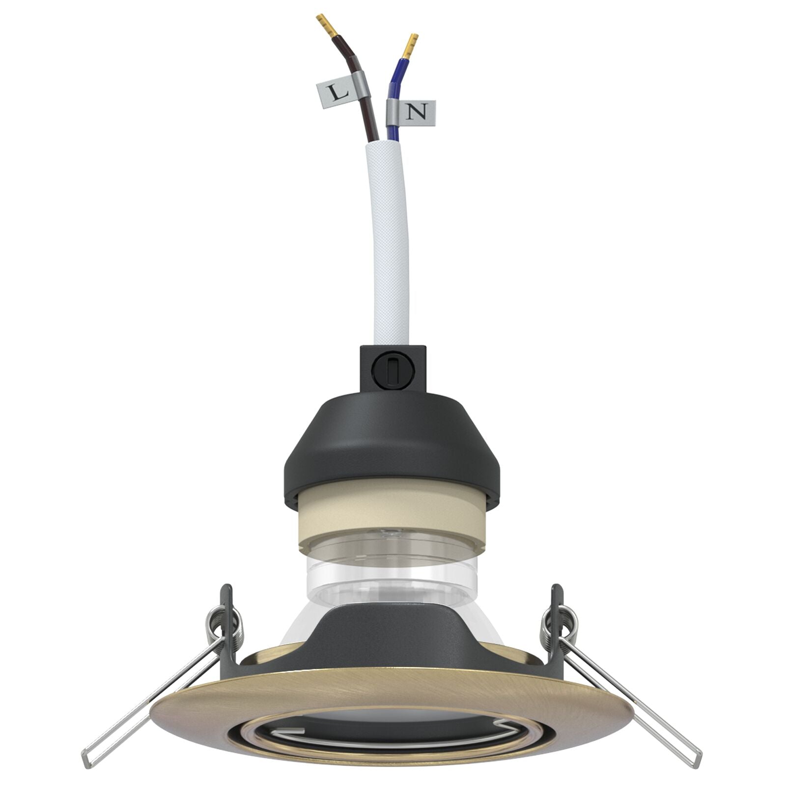 Lampen Set Van 12 Metaal 9 Cm Inbouw Plafondlampen Messing