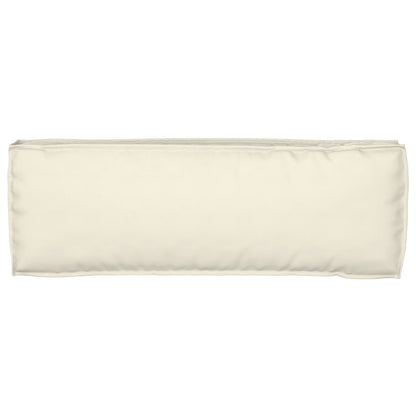 Palletkussen Voor Bank Crème 120X40X8 Cm Oxford Stof