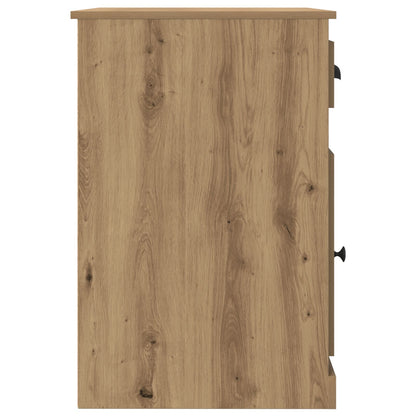 Bureau Met Opbergruimte 50X115X75 Cm Engineered Hout Artisan eiken