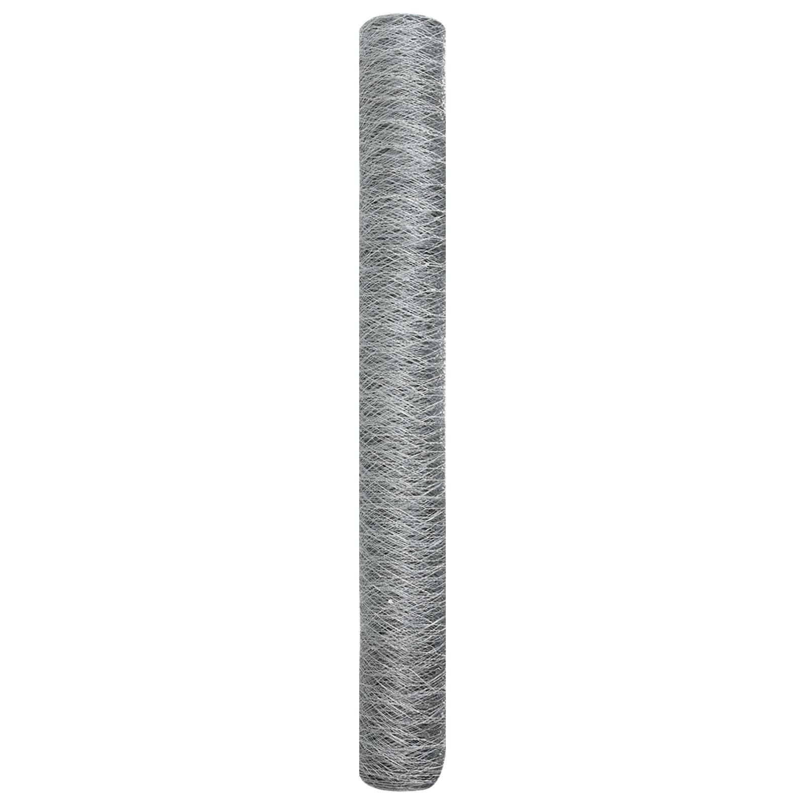 Zeskant Hek 1.2X10 M Verzinkt Staal 10 x 1.2 m 50 mm