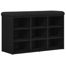 Opslagbank Engineered Wood 80 x 30 x 48 cm Zwart eiken