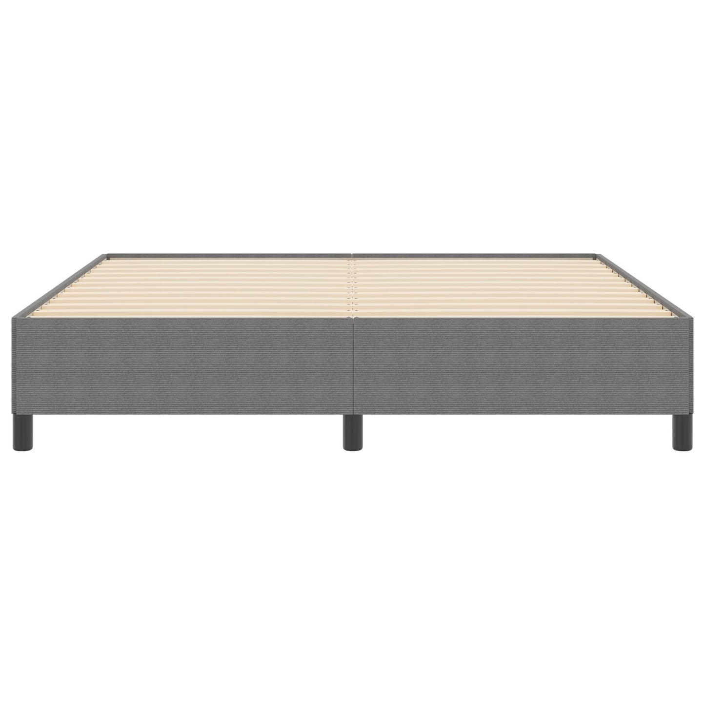 Bedframe Corduroy Stof Lichtgrijs 180 x 200 cm