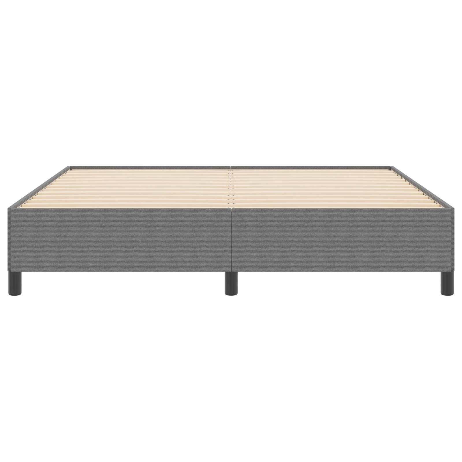 Bedframe Corduroy Stof Lichtgrijs 180 x 200 cm