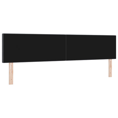 Hoofdbord Eenvoudig Ontwerp Corduroy Stof Donkergrijs 200 cm Laag hoofdbord