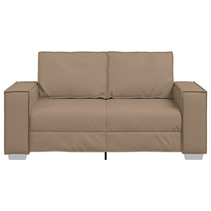 Loveseat Sofa Kunstleer Cappuccino 120 cm