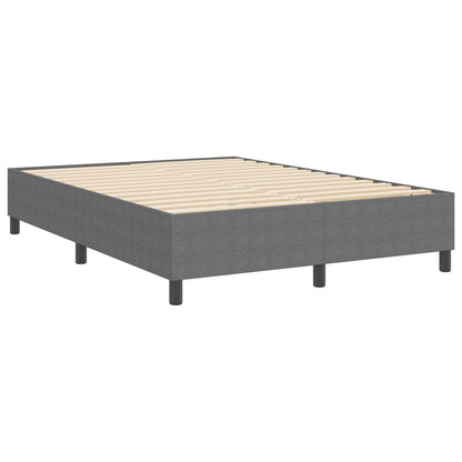 Boxspringbed Corduroy Stof Lichtgrijs 160 x 200 cm