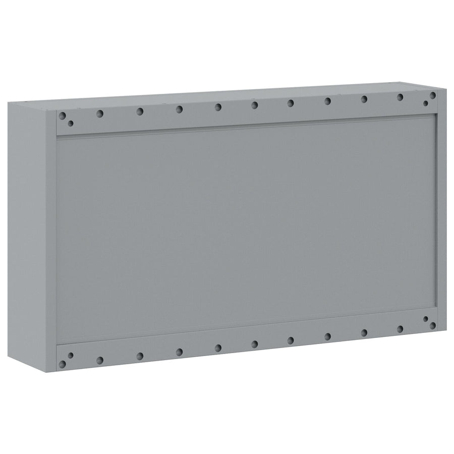 Gereedschapskast Muurbevestiging 100X20X55 Cm Staal 100 cm Rood en grijs Wandkast