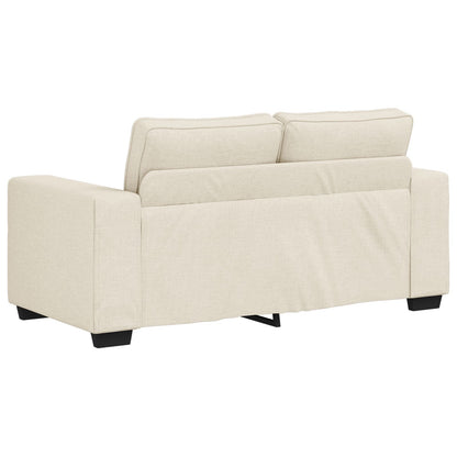 2-Piece Sofa Set Met Kussens In Linnen 2-zitter + 3-zitter bank