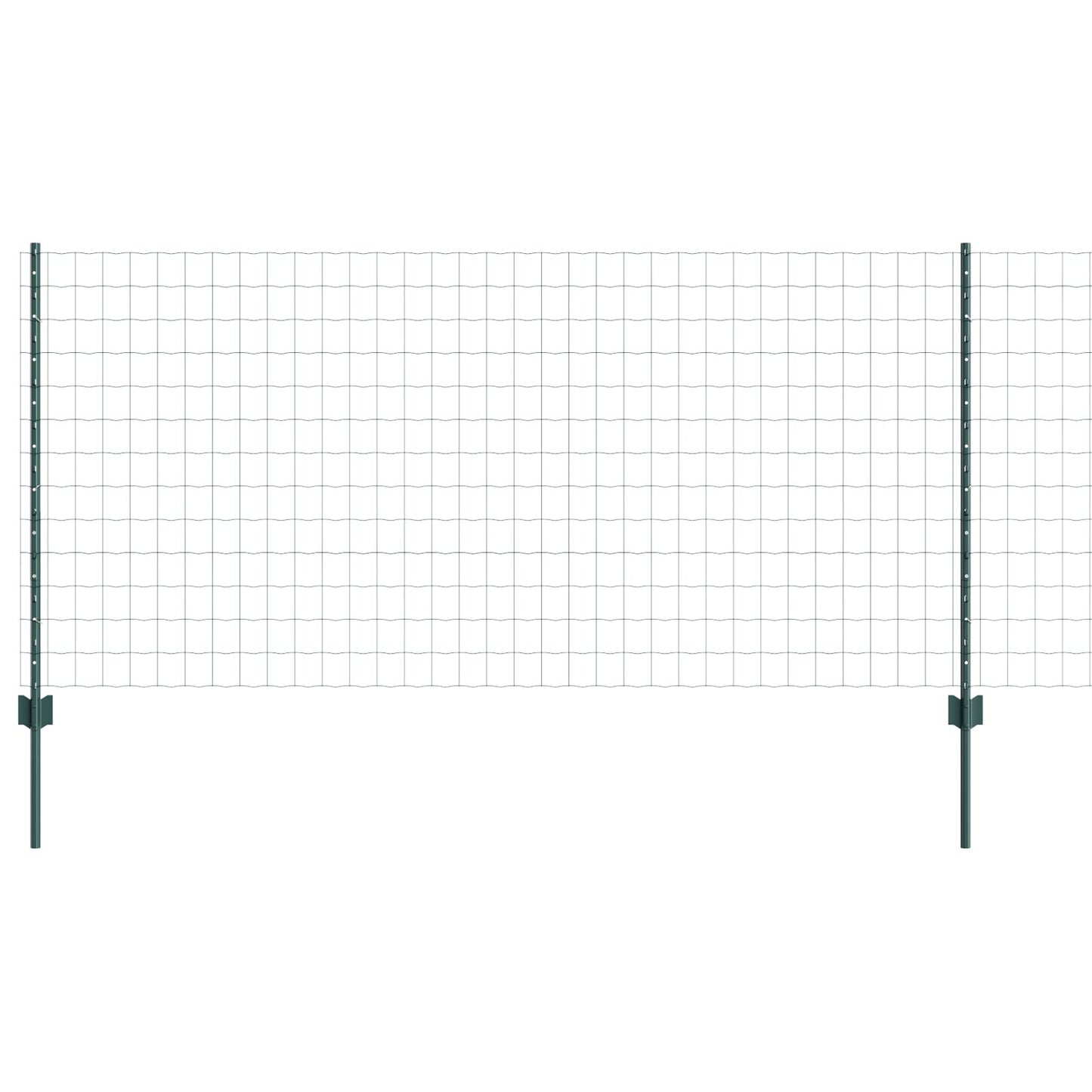 Tuinhek Set Set Van 2 Groen Gepoedercoat Staal 10 X 1 M