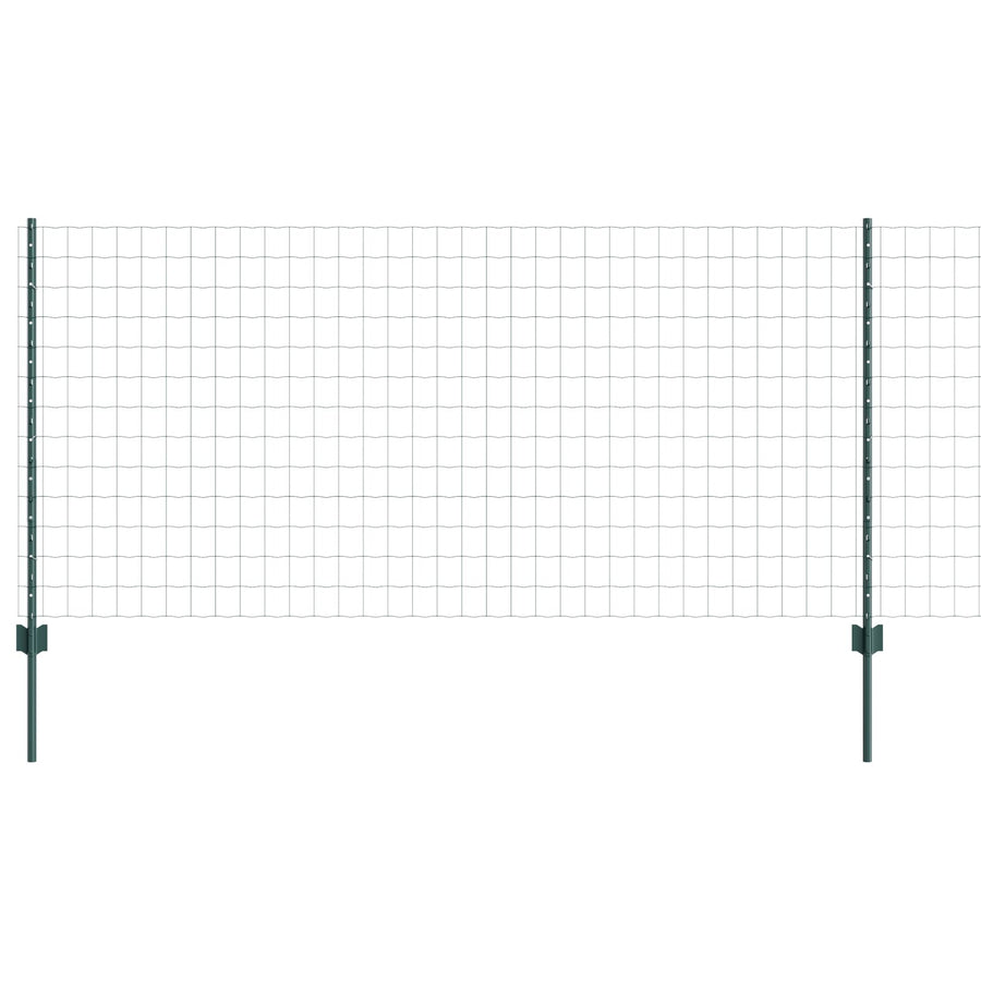 Tuinhek Set Set Van 2 Groen Gepoedercoat Staal 10 X 1 M