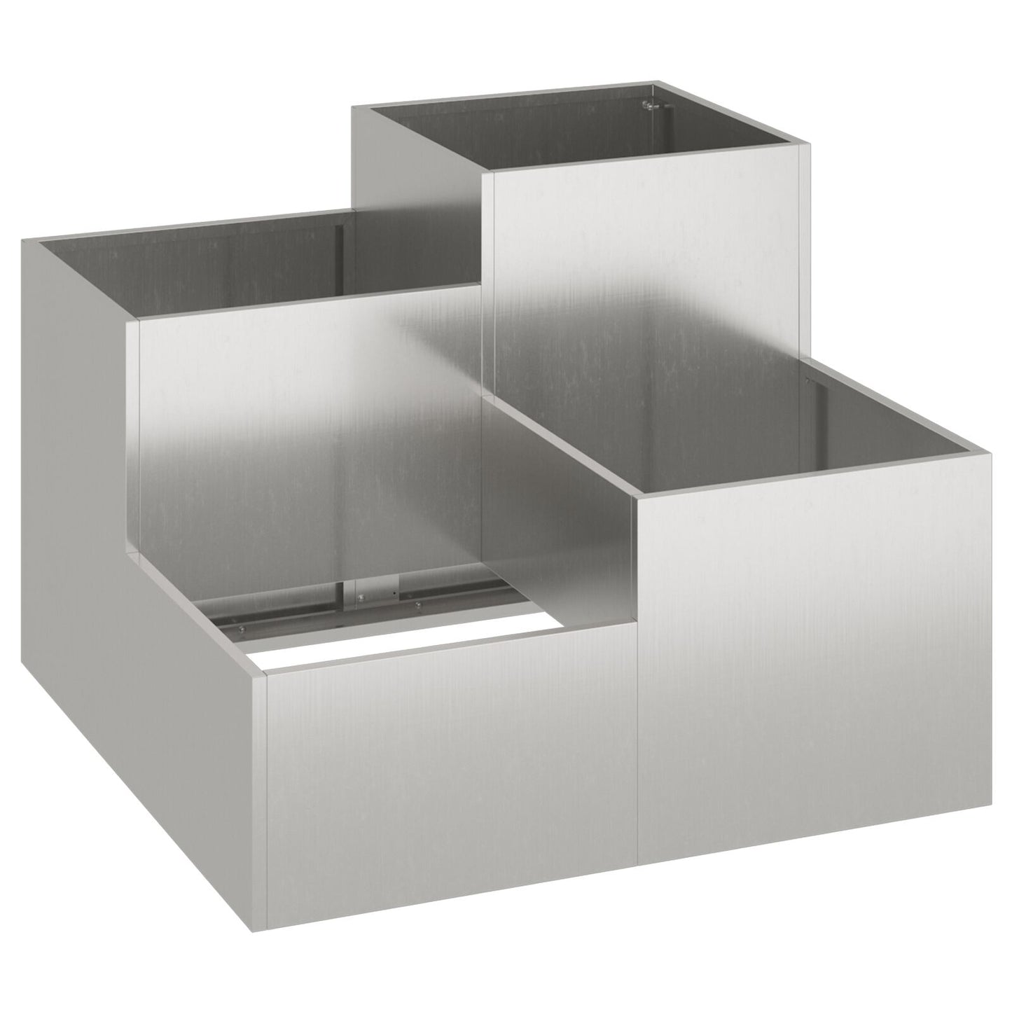 Tuinoplener Roestvrij staal 80 x 80 x 60 cm