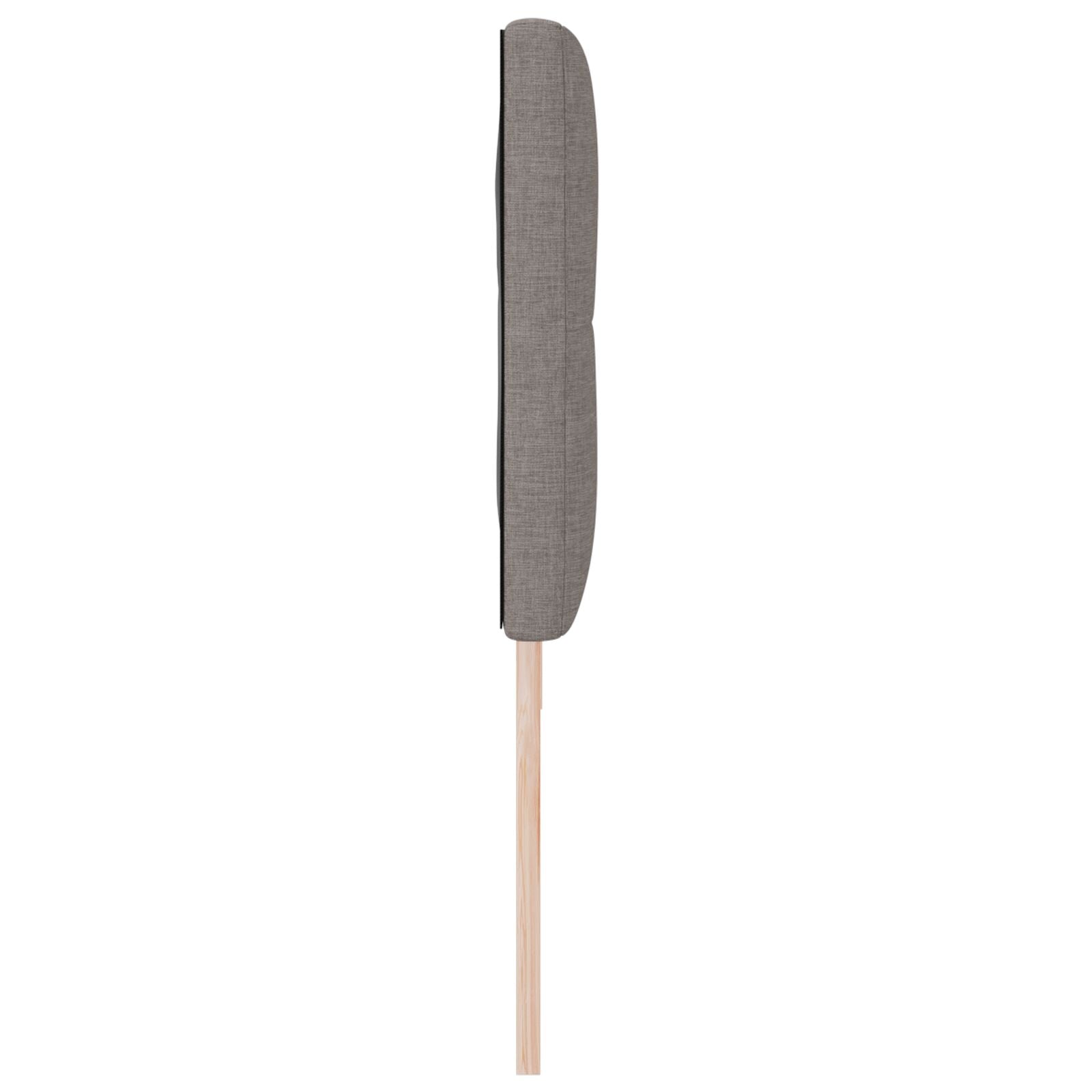 Hoofdbord Met Knopen Stof Taupe 180 cm Laag hoofdbord