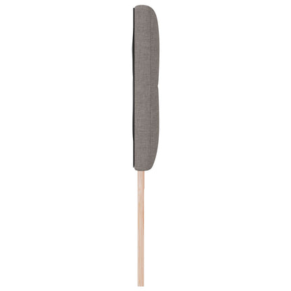 Hoofdbord Met Knopen Stof Taupe 180 cm Laag hoofdbord