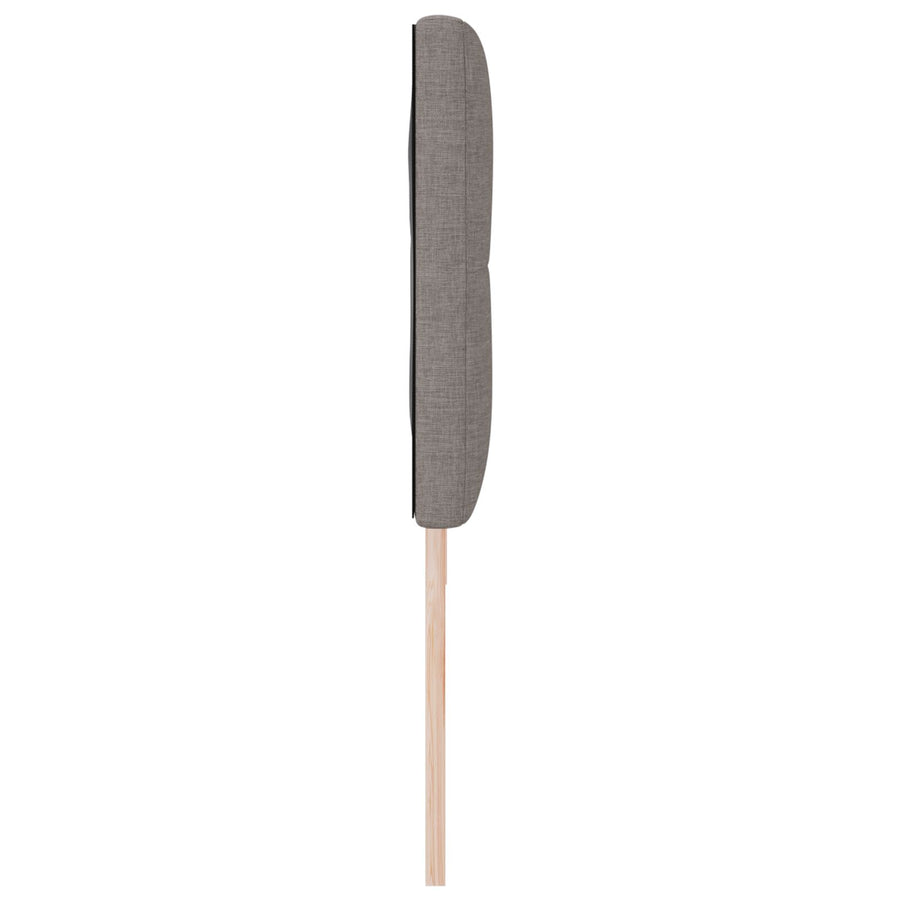 Hoofdbord Met Knopen Stof Taupe 180 cm Laag hoofdbord