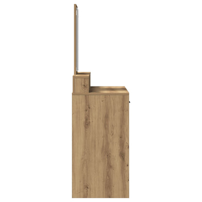 Kaptafel Met Lades En 100 x 41 x 140 cm Artisan eik