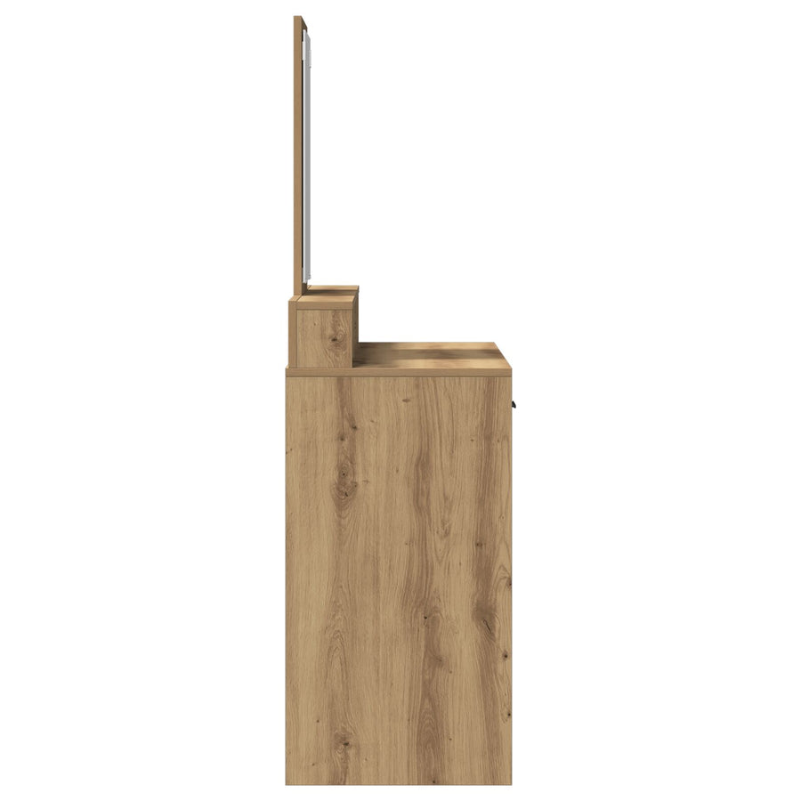 Kaptafel Met Lades En 100 x 41 x 140 cm Artisan eik