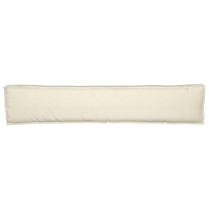 Palletkussens Voor Bank 2 Stuks 200X40X8 Cm Oxford Stof Crème