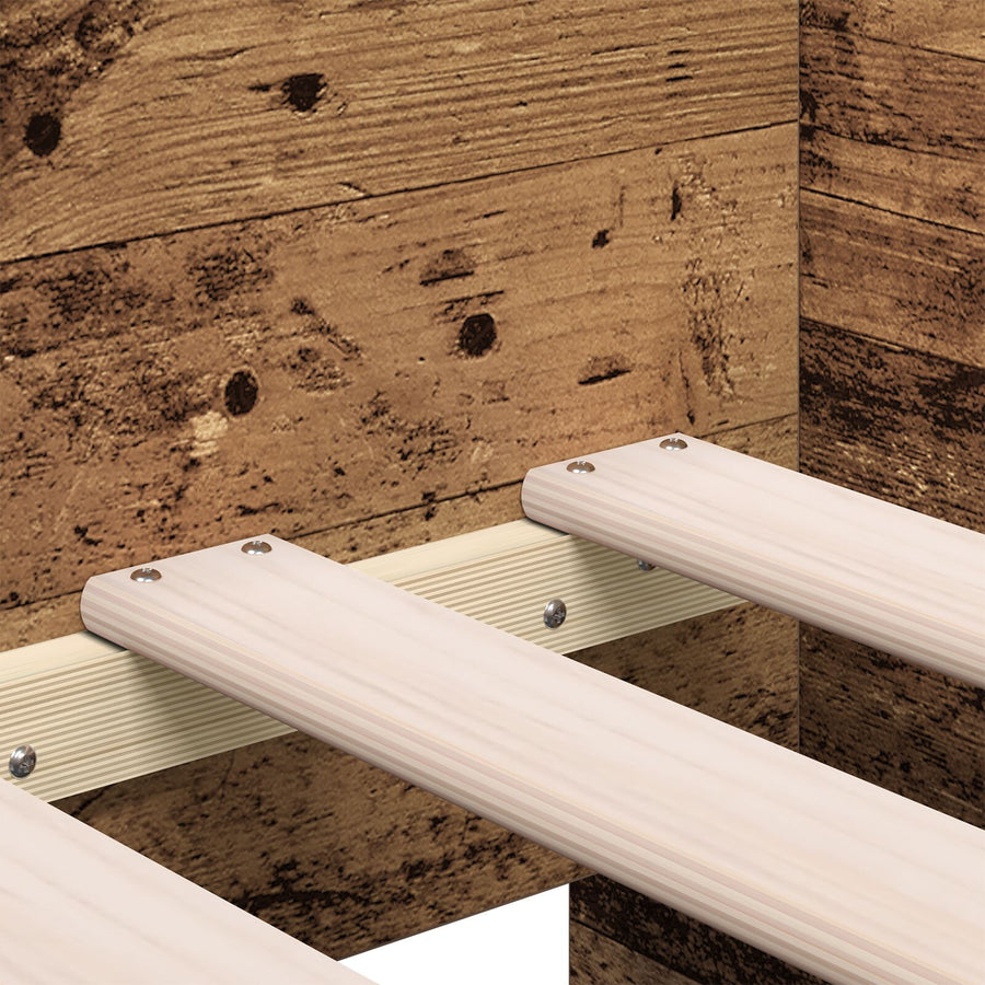 Dagbed Met Lade Bewerkt Hout Duurzaam Oude hout