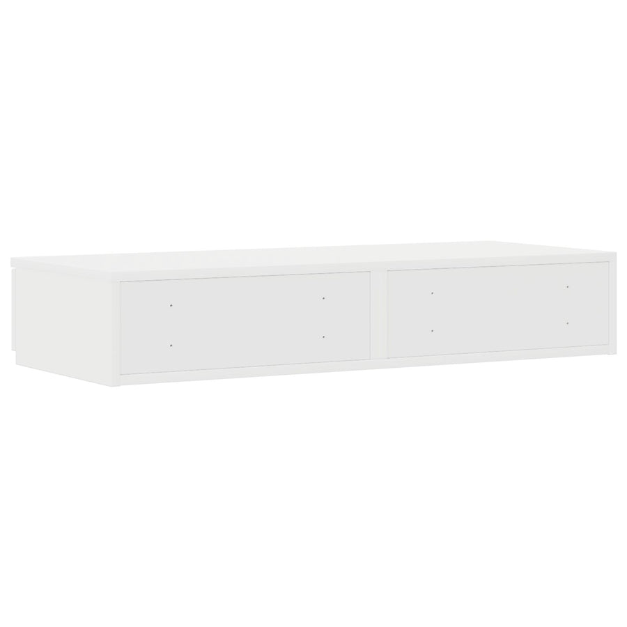 Bedladen 90X36,5X16,5 Cm Gemaakt Van Geengineerd Hout Wit 90 x 36.5 x 16.5 cm