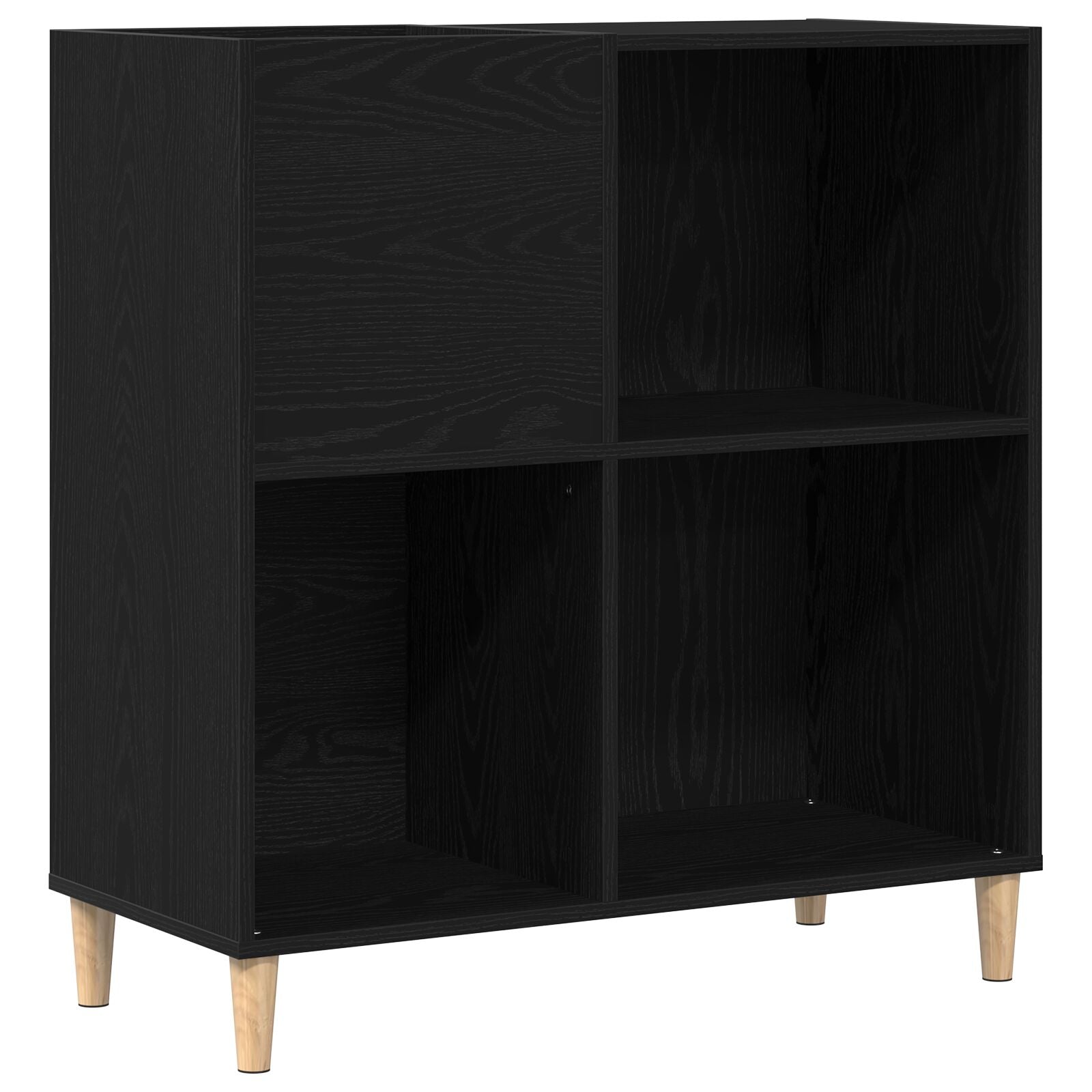 Recordkast 84,5X38X89 Cm Houtmateriaal