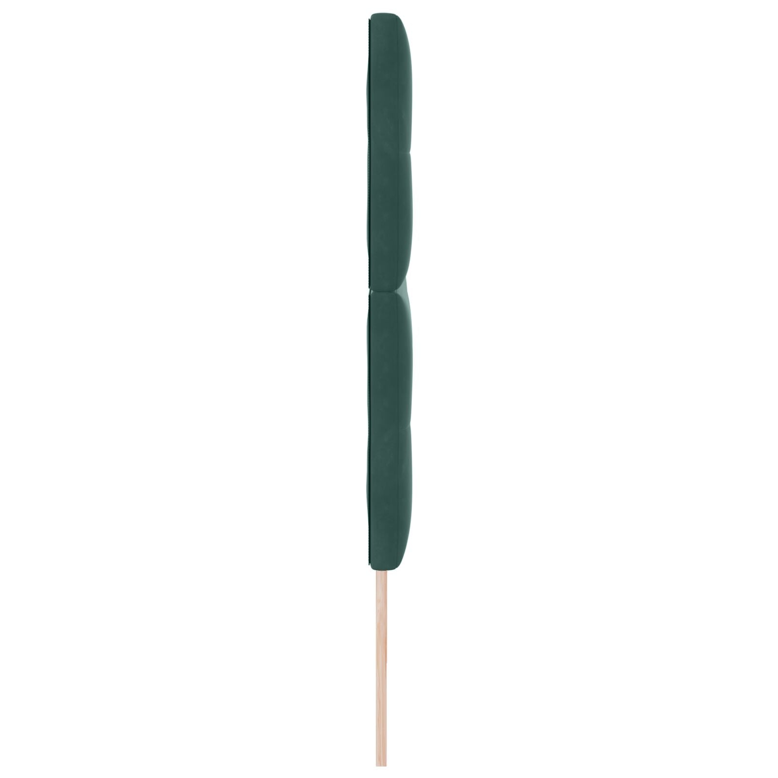 Hoofdbord Button Tufted Fluweel Donkergroen 200 cm Hoog hoofdbord