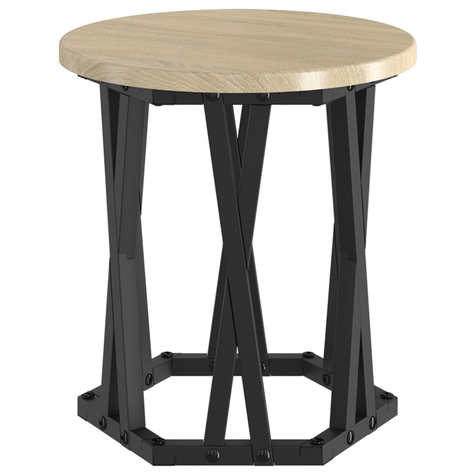 Nesting Bijzettafels 3 Stuks Geengineerd Hout Sonoma eiken