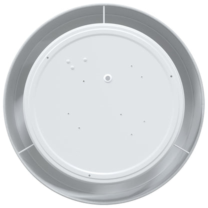 Plafondlampen Inbouw Ø 30 Cm Stof E27 Ø30 x 13.5 cm Grijs zonder sterrenlampenkap