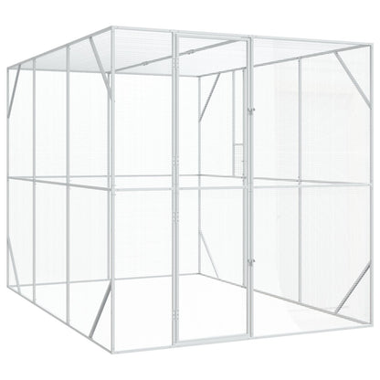 Vogelvolière Antraciet Staal 302 x 206 x 214 cm