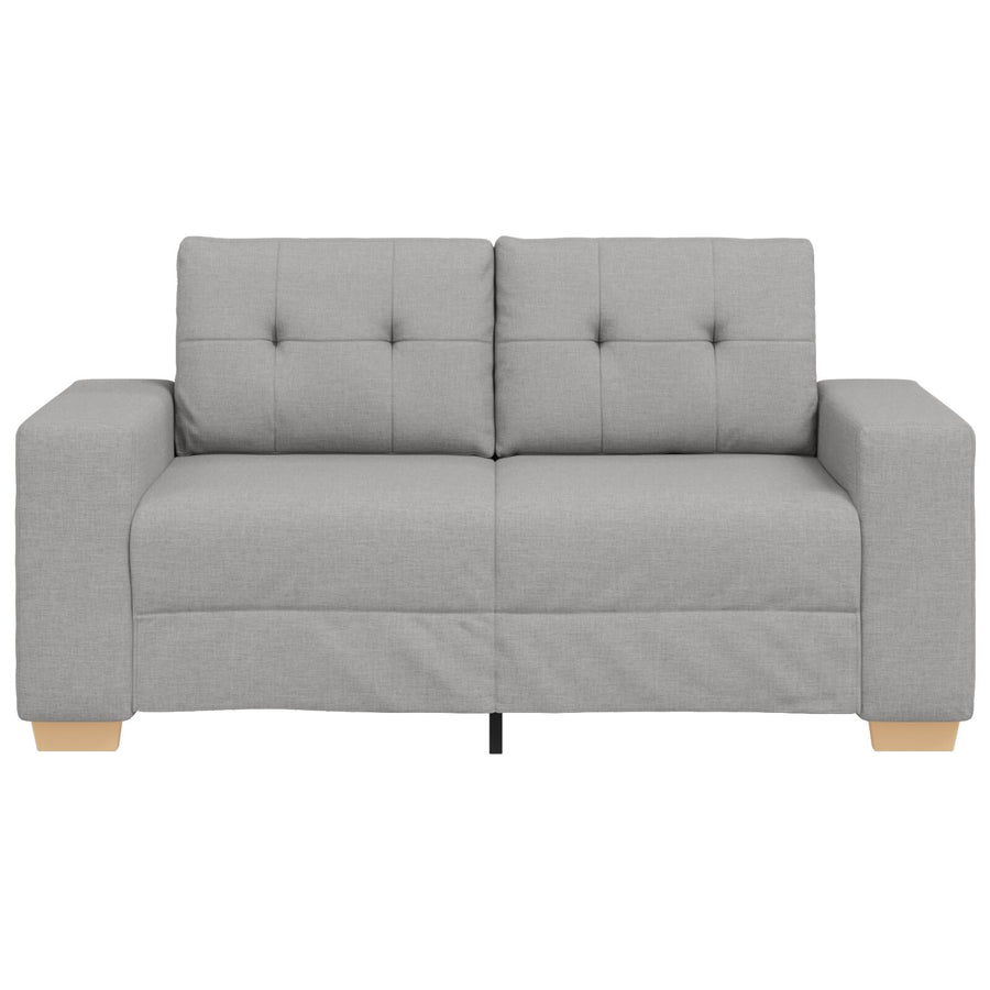 Loveseat Bank Cloud Grijs Stof Cloud Grey 120 cm