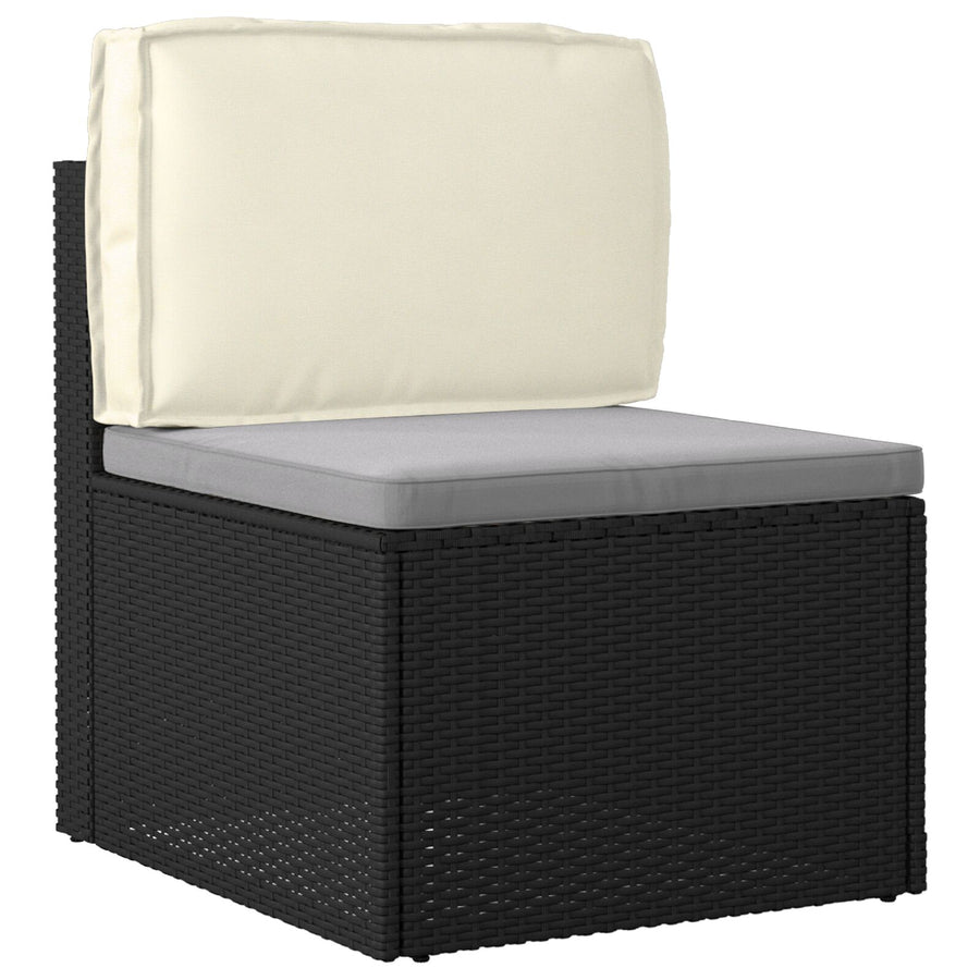 Buiten Kussen Polyester 60 X 40 X 12 Cm Afneembare Hoezen Crème