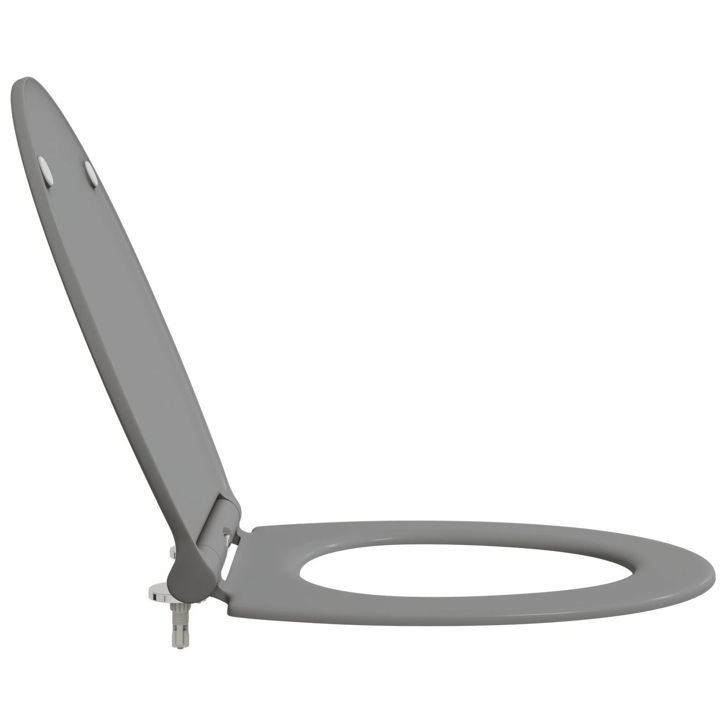 Snelle Release Toiletbril Met Zachte Sluiting Duroplast Grijs