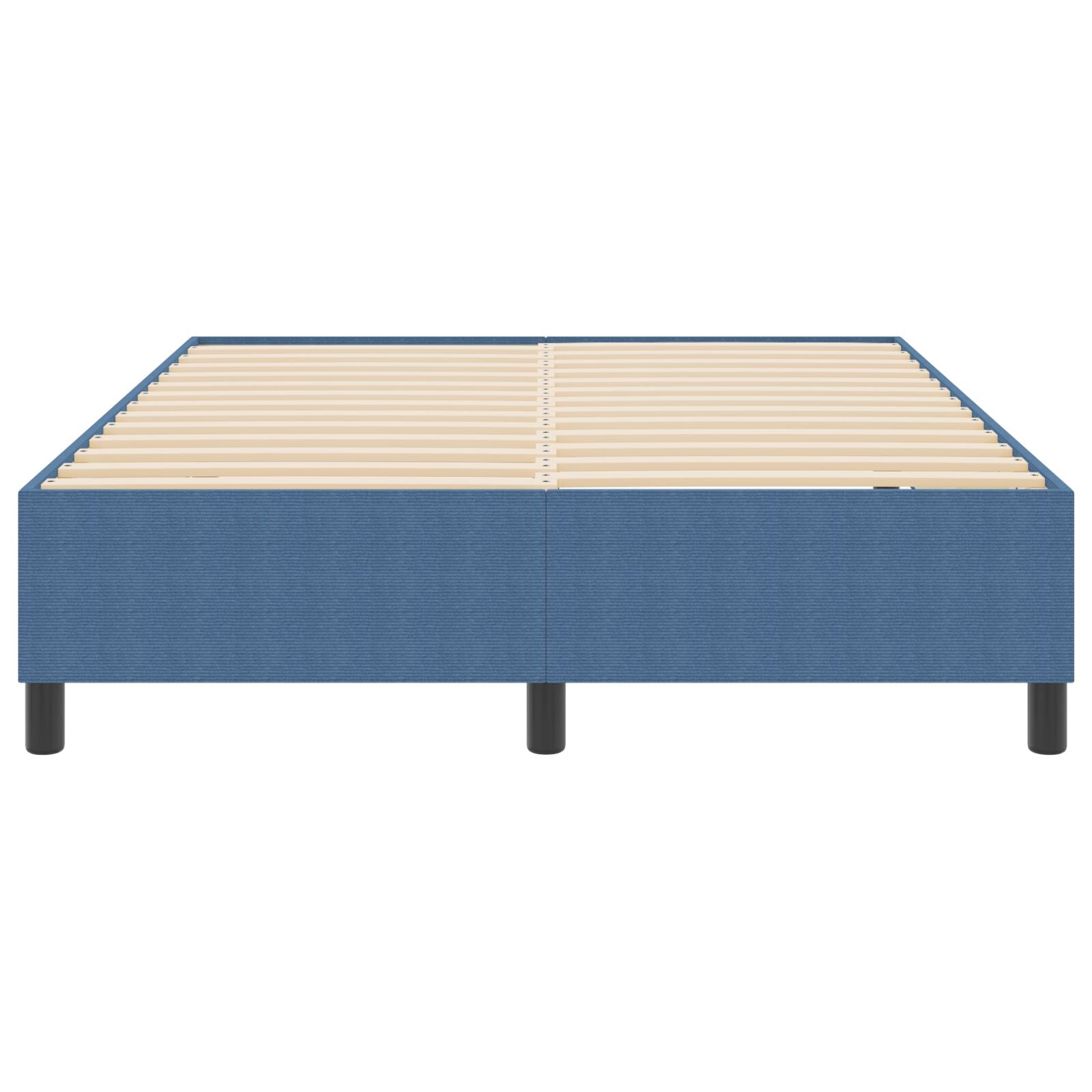 Boxspringbed Corduroy Stof Blauw 160 x 200 cm