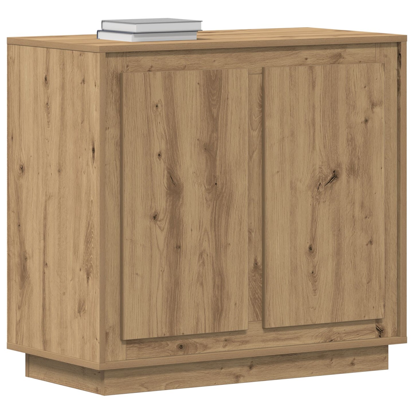 Dressoir Artisan Eiken 80X34X75 Cm Bewerkte Hout