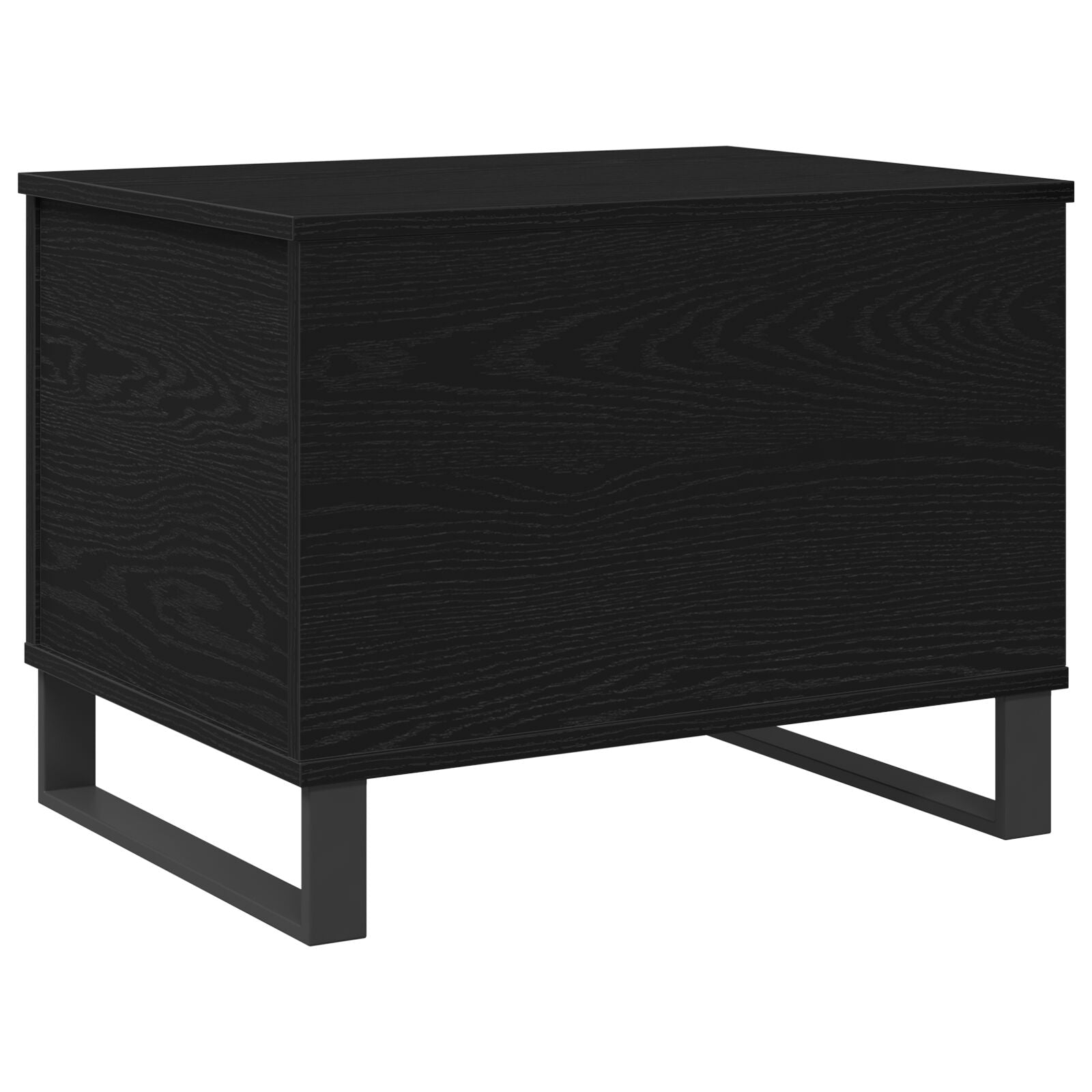 Salontafel Lift Top 60X44,5X45 Cm Bewerkt Hout Zwart eiken