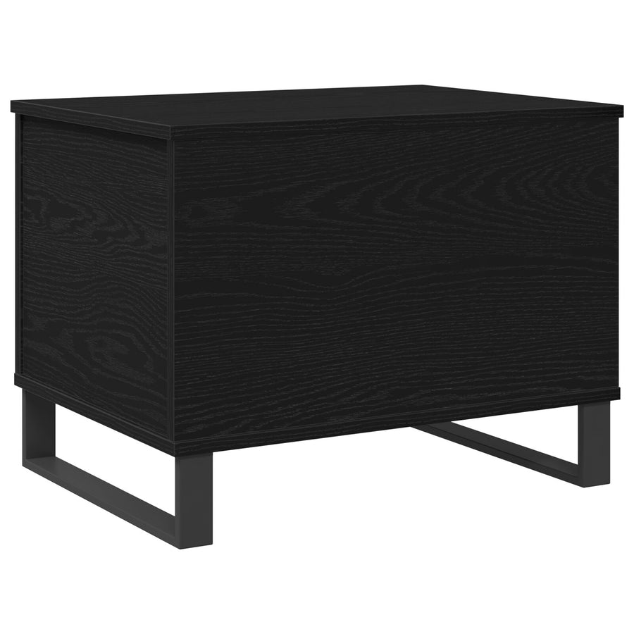 Salontafel Lift Top 60X44,5X45 Cm Bewerkt Hout Zwart eiken