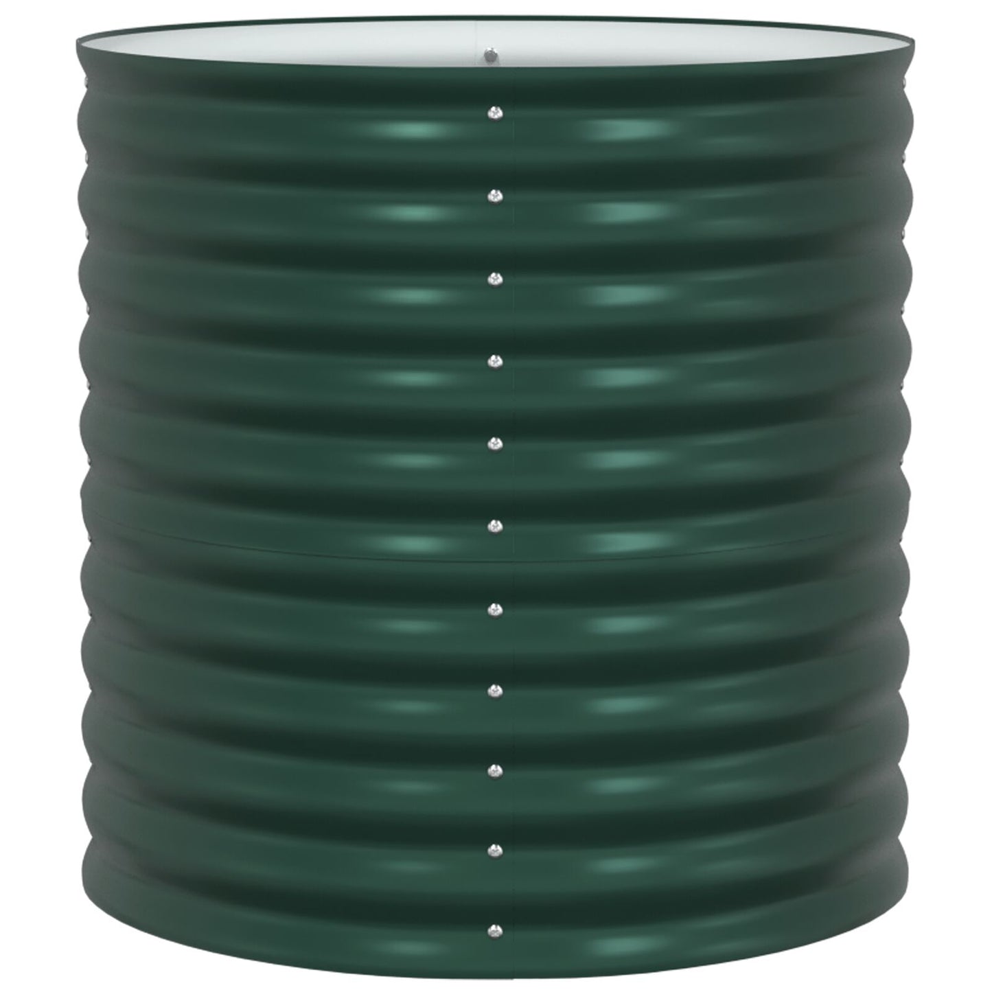 Tuin Verhoogd Bed Gegalvaniseerd Staal 80 x 80 x 81 cm Groen