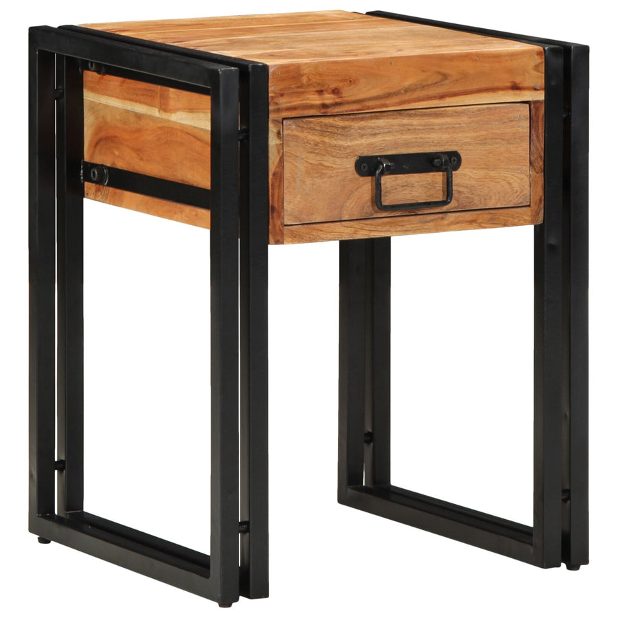 Bijzettafel 40 x 40 x 50 cm Massief acaciahout