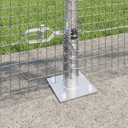 Verzinkt Draadhek Met 13 Flanged Posts 0.8X25 M Verzinkt Staal Gegalvaniseerd Staal