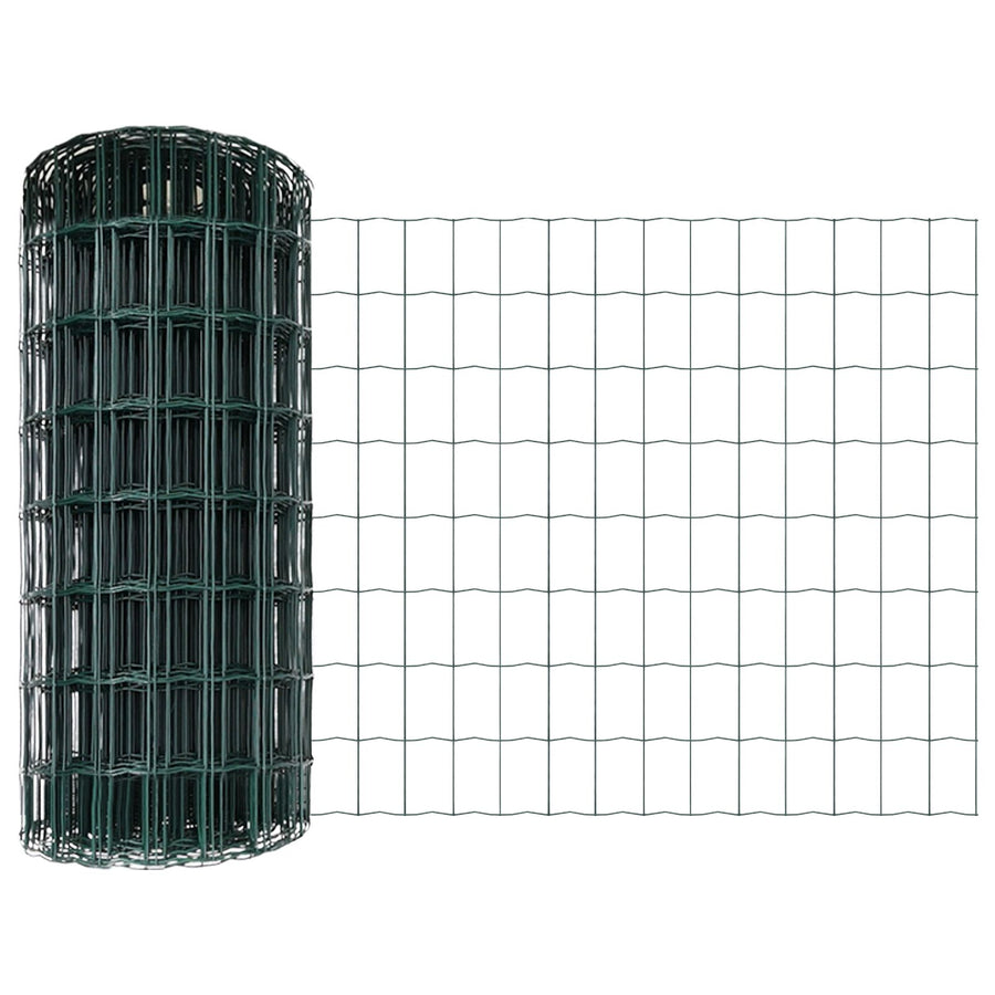Euro Schutting Met 5 U-Palen Groen 0.6X10 M Staal